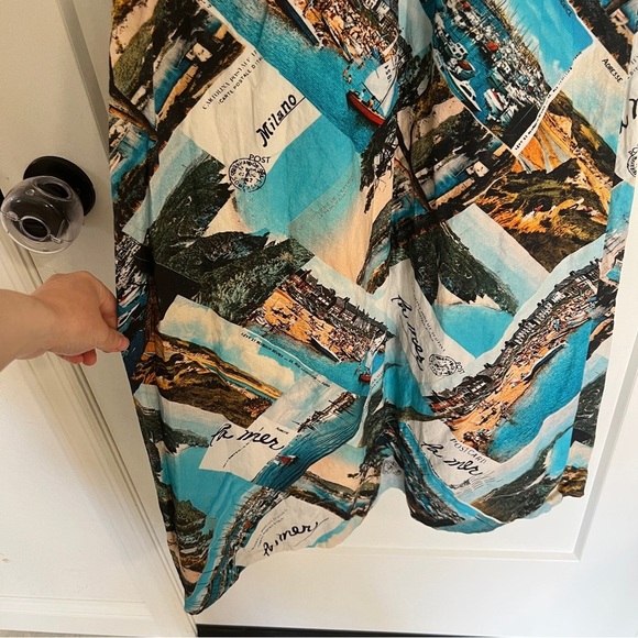 Anthropologie Maeve Printed Slip Dress - Picture 7 of 12